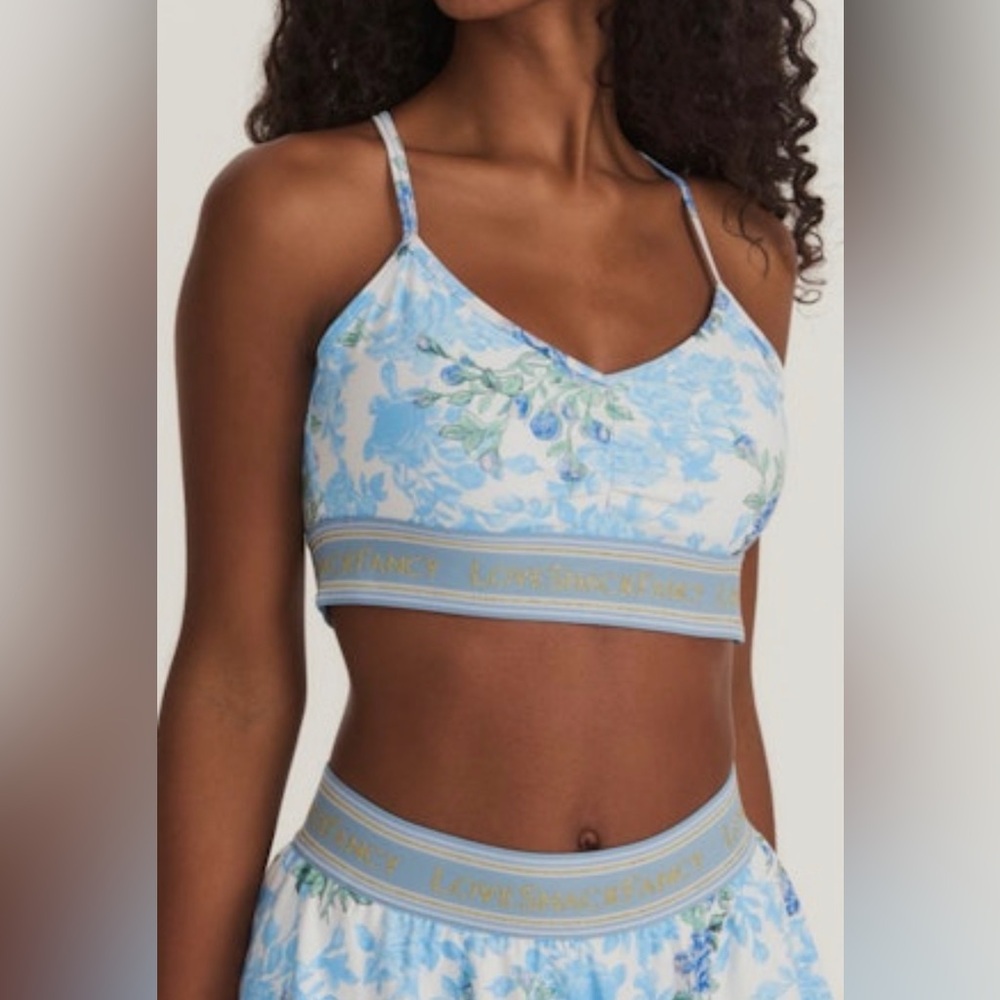 LoveShackFancy Kylin Sports Bra